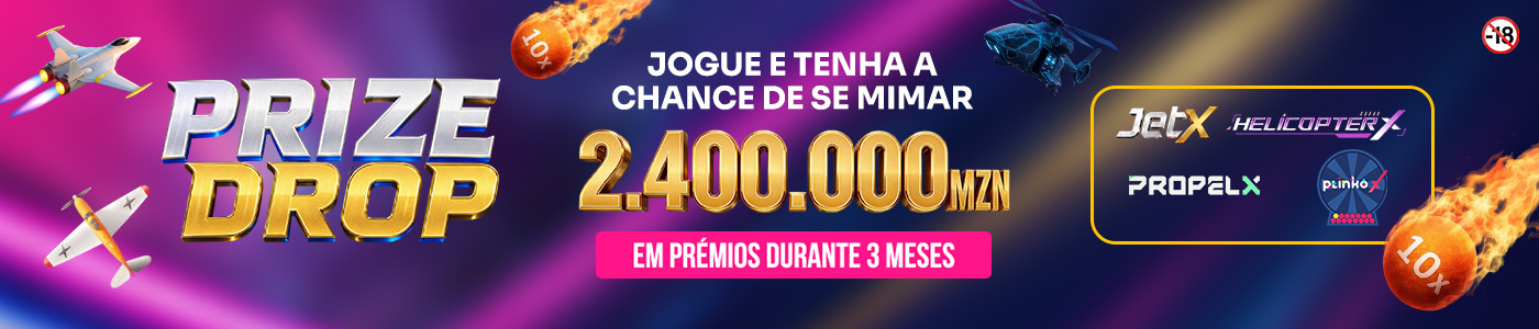 Campanha Prize Drop Elephant Bet Moçambique