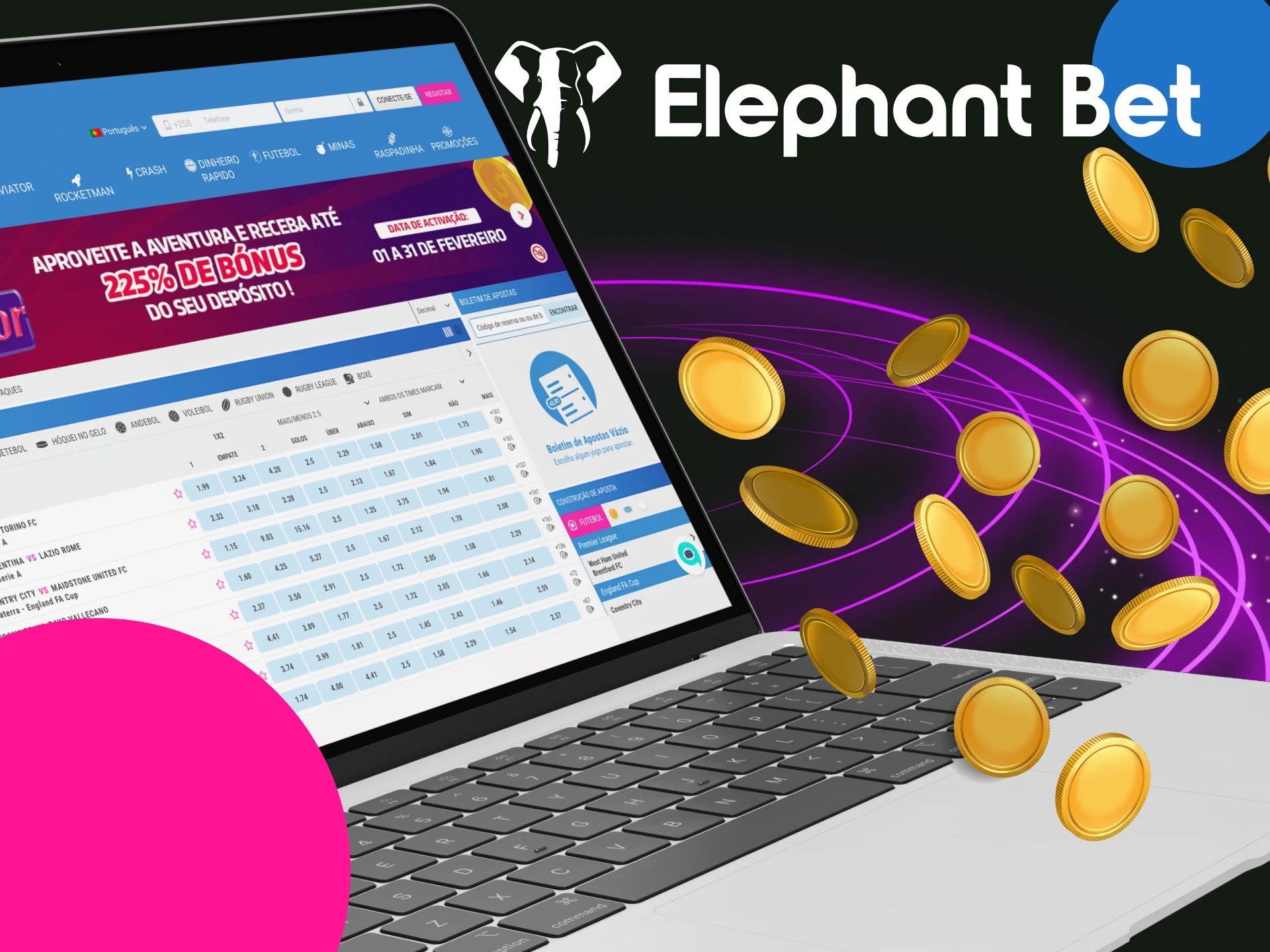 Levantamento Elephant Bet